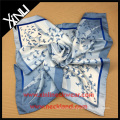 Chinese Accessories Supplier Pure Silk Twill Custom Printed Women's Scarves with Matching Silk Tie